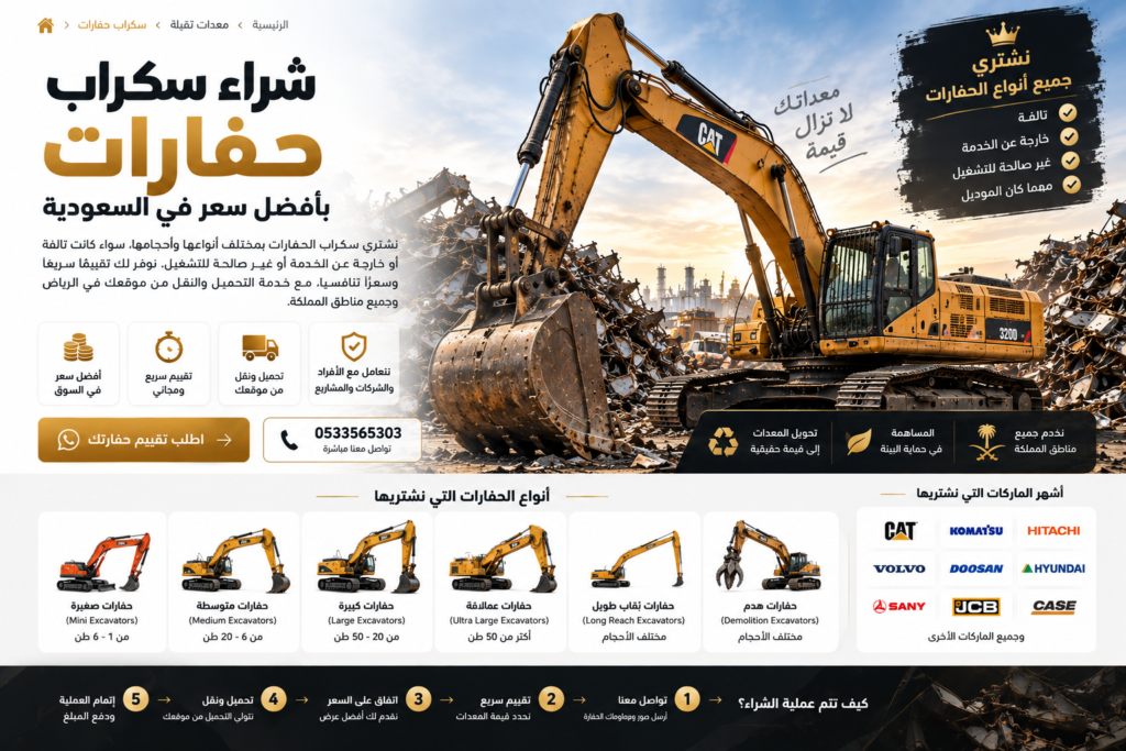 شراء سكراب حفارات