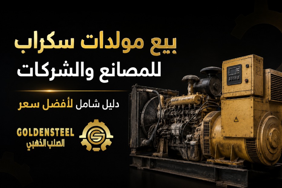 بيع مولدات سكراب للمصانع والشركات بأفضل سعر | GoldenSteel