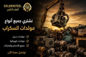 شراء وبيع مولدات سكراب للمصانع والشركات - GoldenSteel