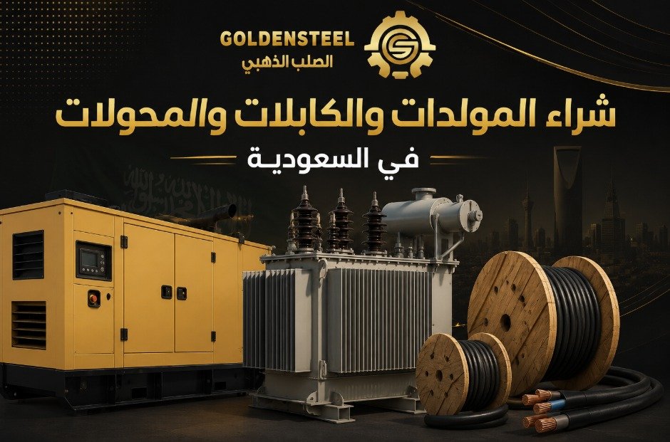 شراء المولدات الكهربائية والمحولات والكابلات في السعودية
